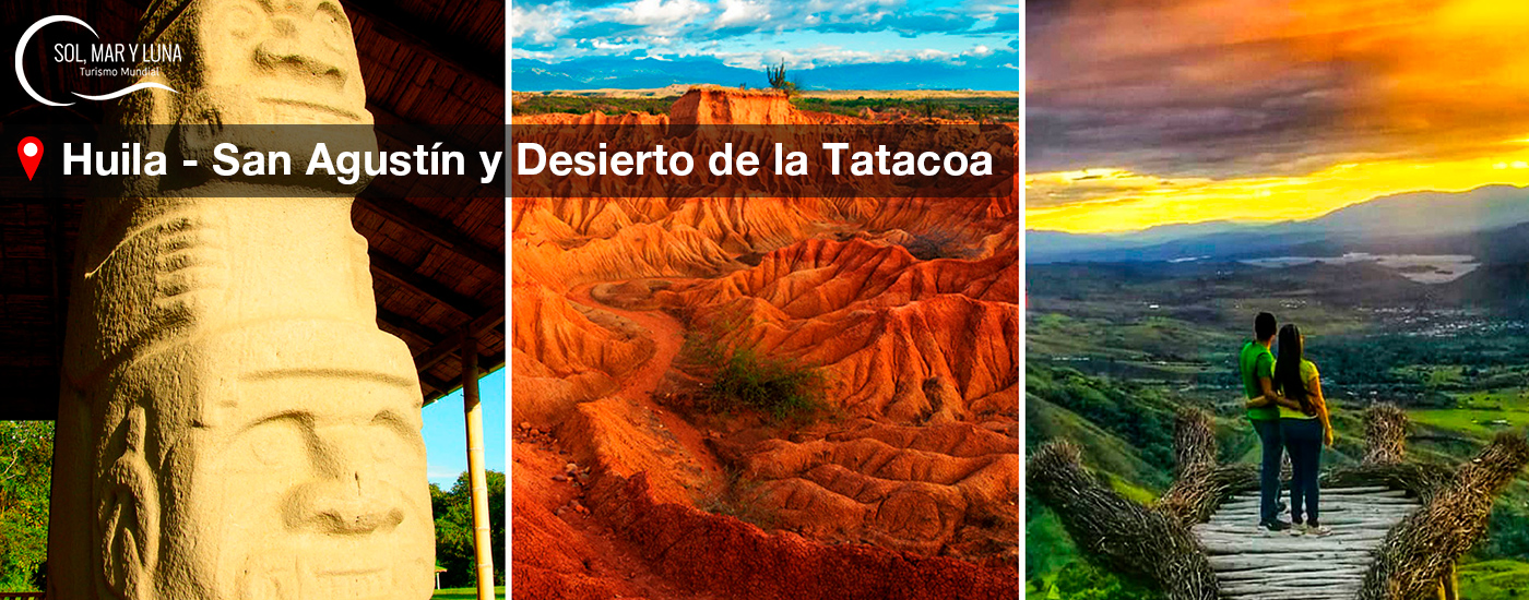 San Agustín y Desierto de la Tatacoa - Sol, Mar y Luna